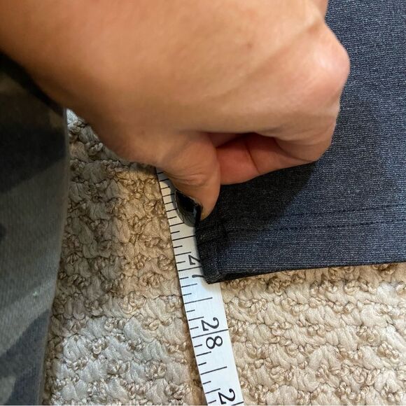 Aides INC Grey Heather Ankle Leggings Extra Think Material Size 6‎ - Picture 6 of 7